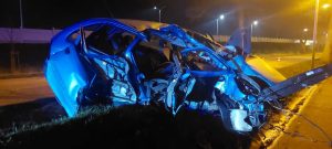 Read more about the article Poważny wypadek przy Krzywoustego. Policja podała prawdopodobną przyczynę