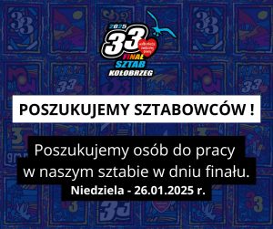 Read more about the article Finał WOŚP za trzy tygodnie. Kołobrzeski sztab szuka osób do pracy w finałową niedzielę