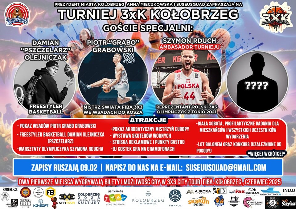 You are currently viewing Koszykarski Turniej 3xK. Emocje nie tylko sportowe, koncert zagra O.S.T.R.