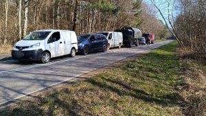 Read more about the article Karambol pod Kołobrzegiem. Jednym pojazdem jechało 24 żołnierzy