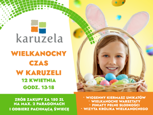Read more about the article Wielkanoc pełna zabawy i prezentów w Galerii Karuzela Kołobrzeg