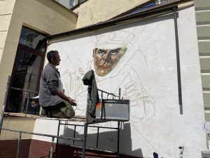 Read more about the article W centrum Kołobrzegu powstaje nowy mural