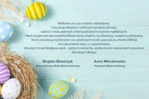 Read more about the article Życzenia wielkanocne od prezydent Kołobrzegu i przewodniczącego Rady Miasta