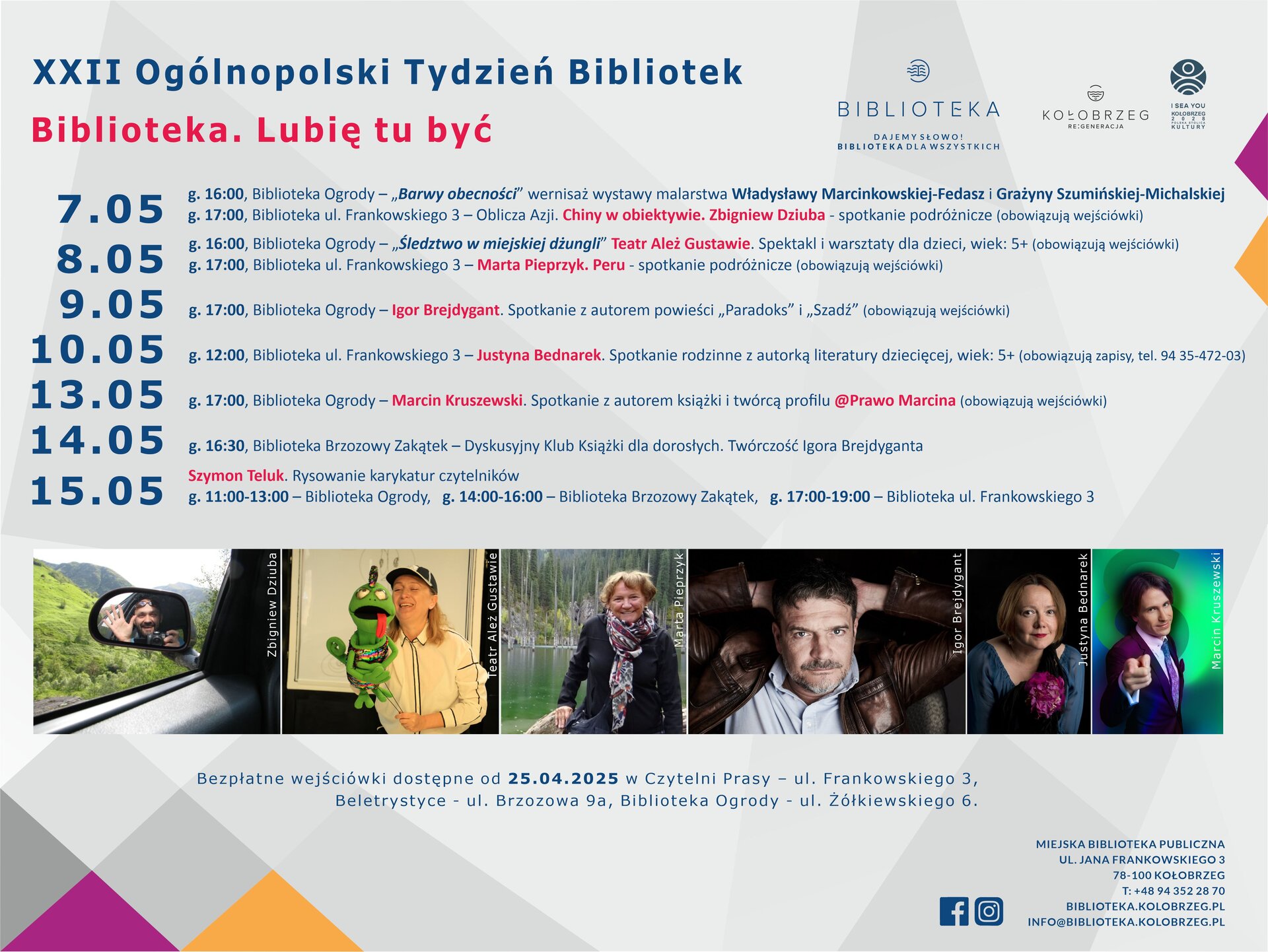 You are currently viewing 7 maja, XXII Ogólnopolski Tydzień Bibliotek „Biblioteka. Lubię tu być”