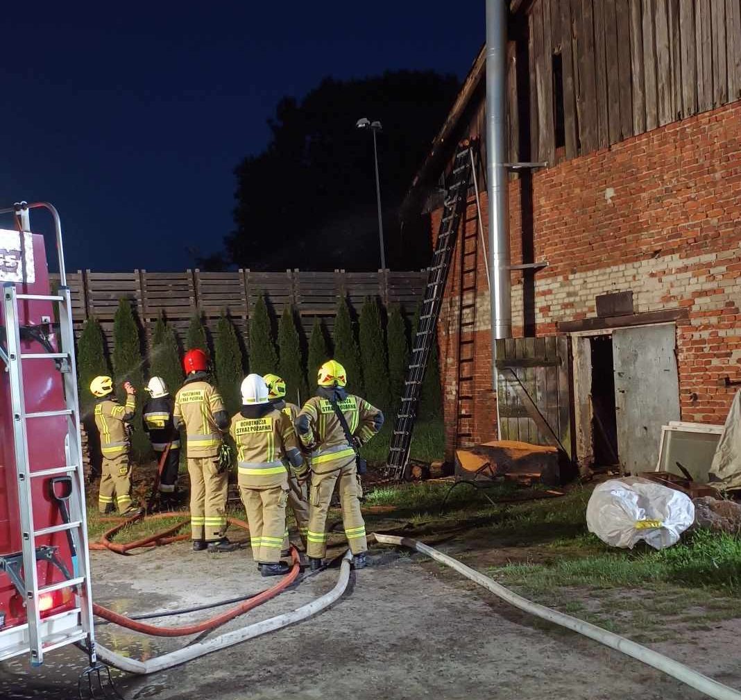 You are currently viewing Pożar w Siemyślu. Ogień szybko się rozprzestrzeniał