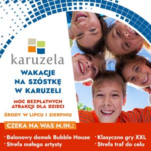 Read more about the article Wakacyjna moc bezpłatnych atrakcji w Galerii Karuzela Kołobrzeg