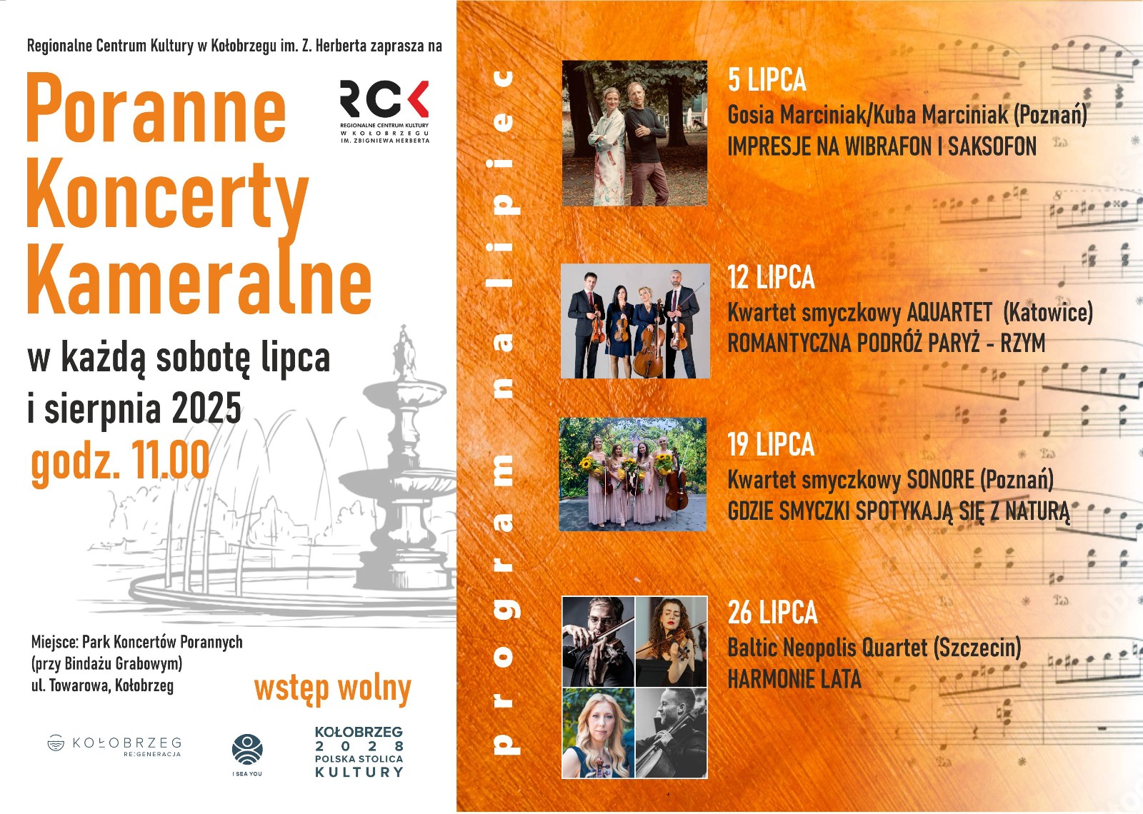 You are currently viewing 12 lipca, Poranne Koncerty Kameralne