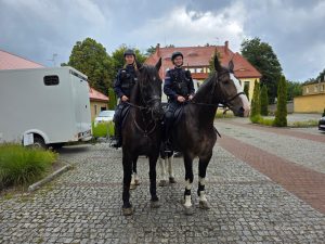 Read more about the article Policyjny patrol konny na terenie powiatu kołobrzeskiego