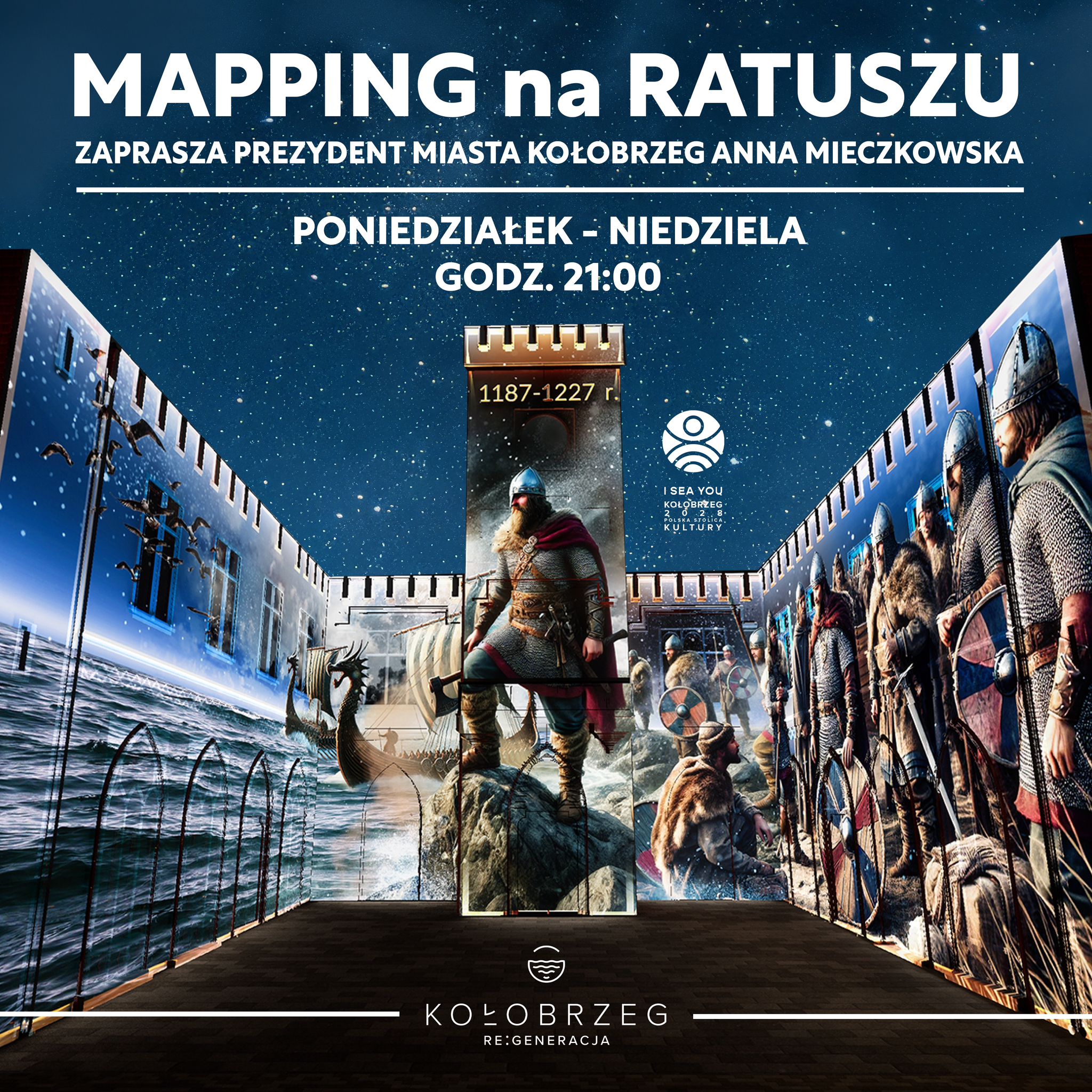You are currently viewing Codzienne pokazy mappingu 3D na fasadzie ratusza