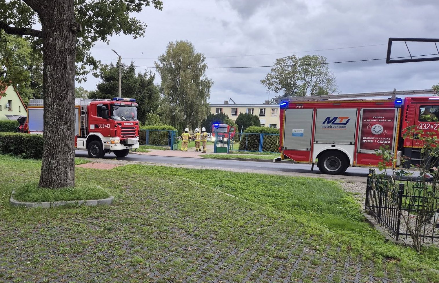 You are currently viewing Alarm chemiczny w szkole w Gorawinie