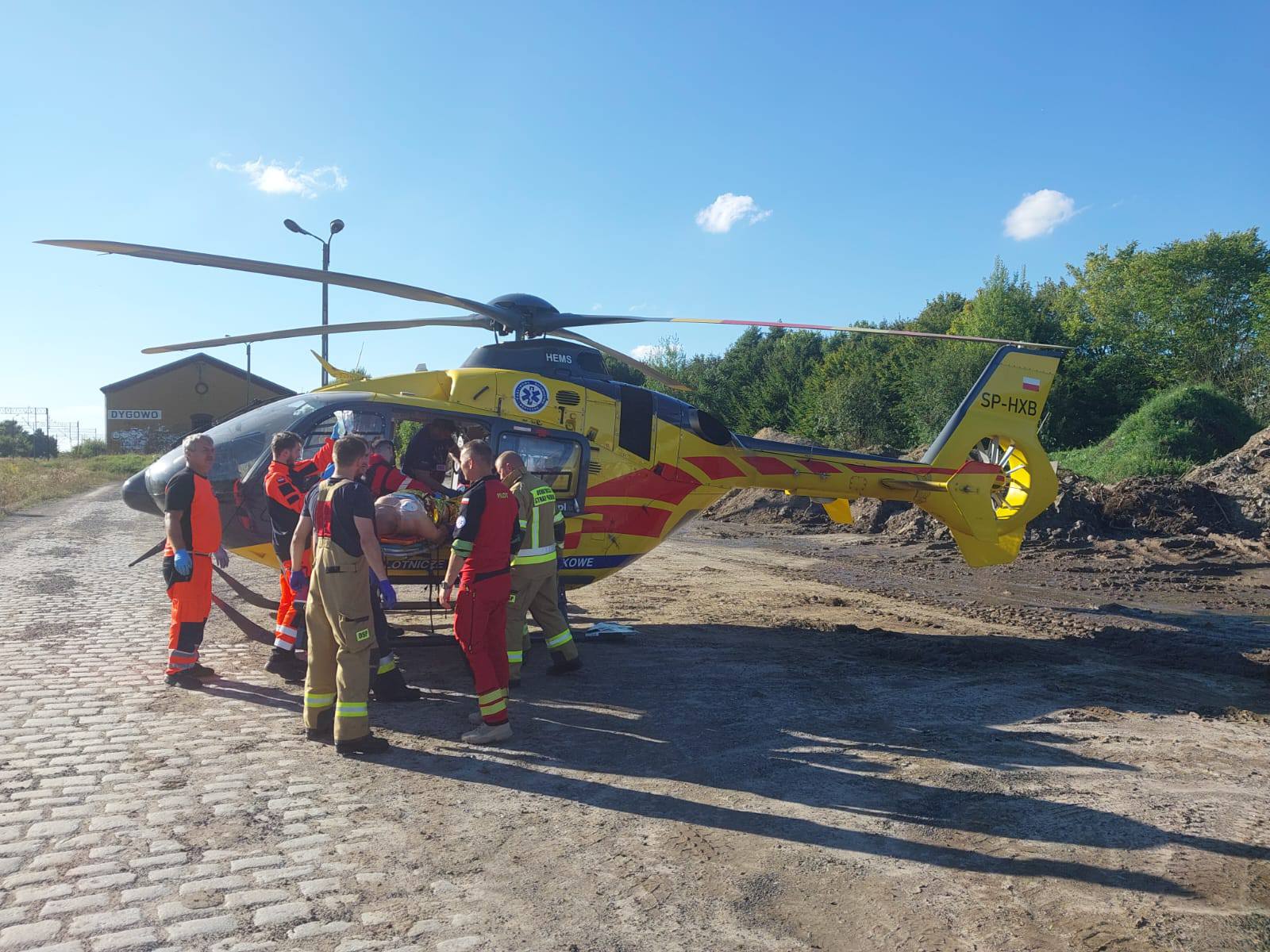 You are currently viewing Nieszczęśliwy wypadek na budowie w Dygowie