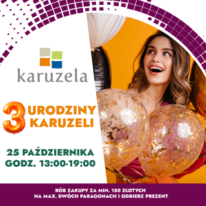 Read more about the article Urodziny Galerii Karuzela Kołobrzeg – moc atrakcji, rozrywki i prezentów! 