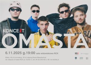 Read more about the article 6 listopada, koncert zespołu OMASTA