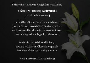 Read more about the article Rada Seniorów składa kondolencje