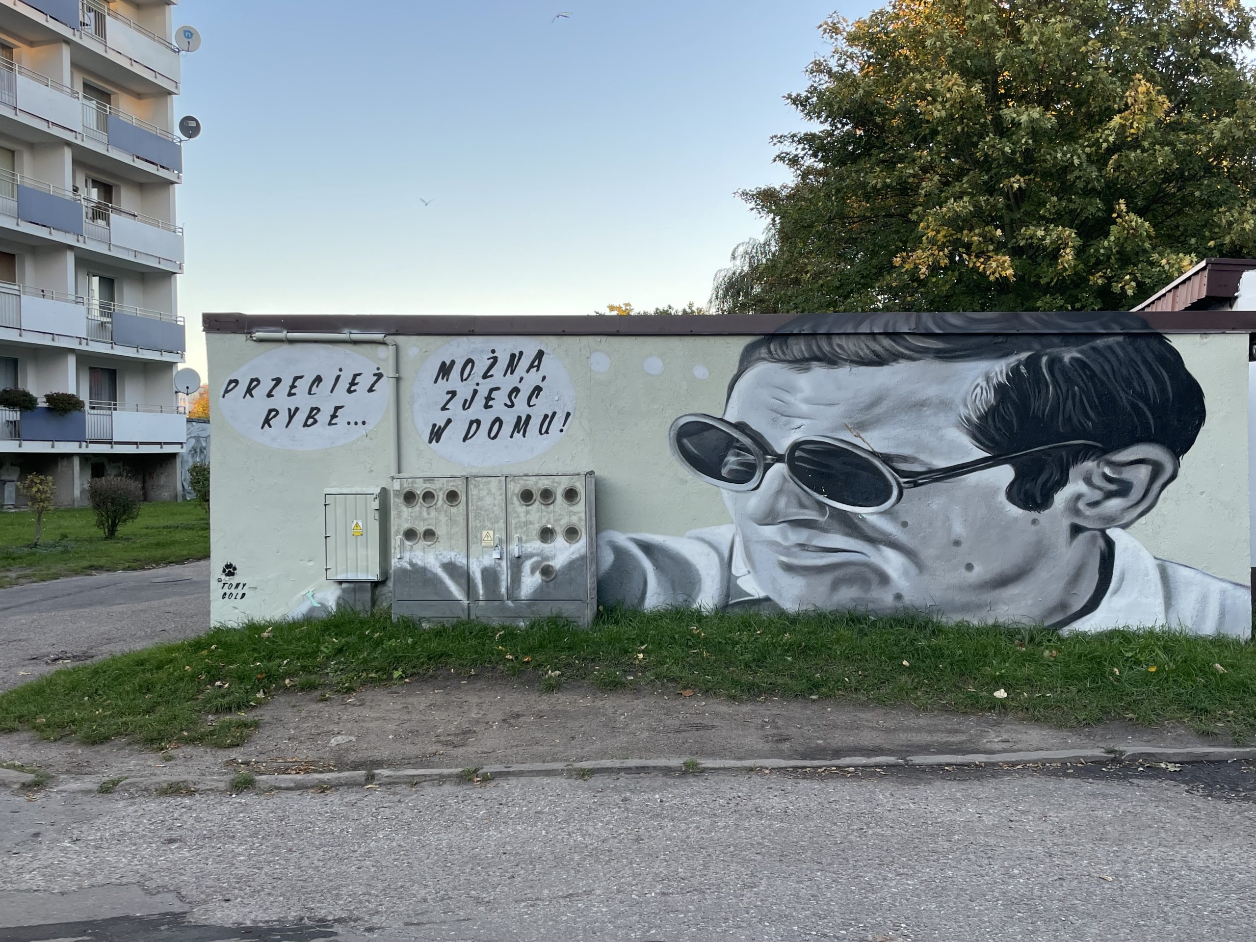 mural w Kołobrzegu
