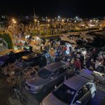 night market w Kołobrzegu w porcie