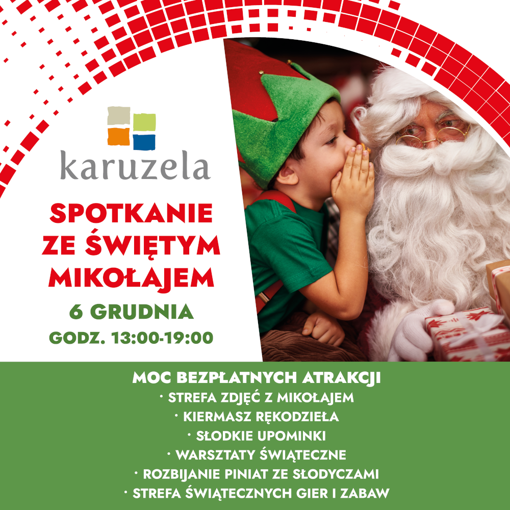 You are currently viewing Mikołajki w Galerii Karuzela Kołobrzeg – magiczna zabawa dla całych rodzin!