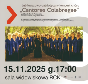 Read more about the article 15 listopada, koncert chóru „Cantores Colabregae”