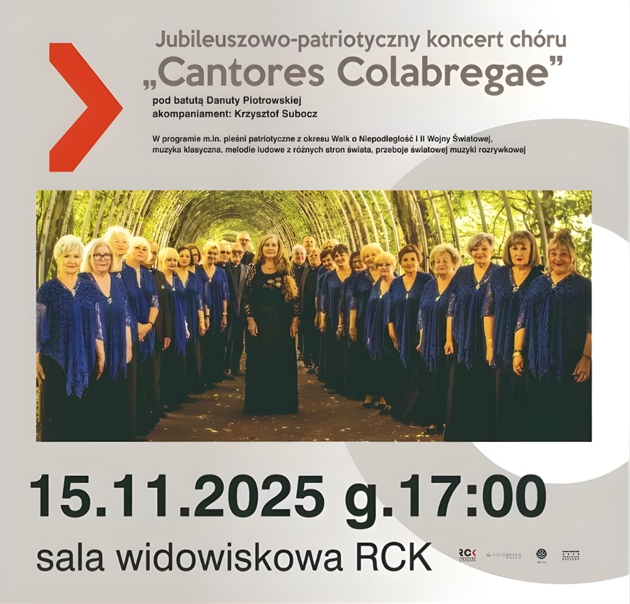 You are currently viewing 15 listopada, koncert chóru „Cantores Colabregae”