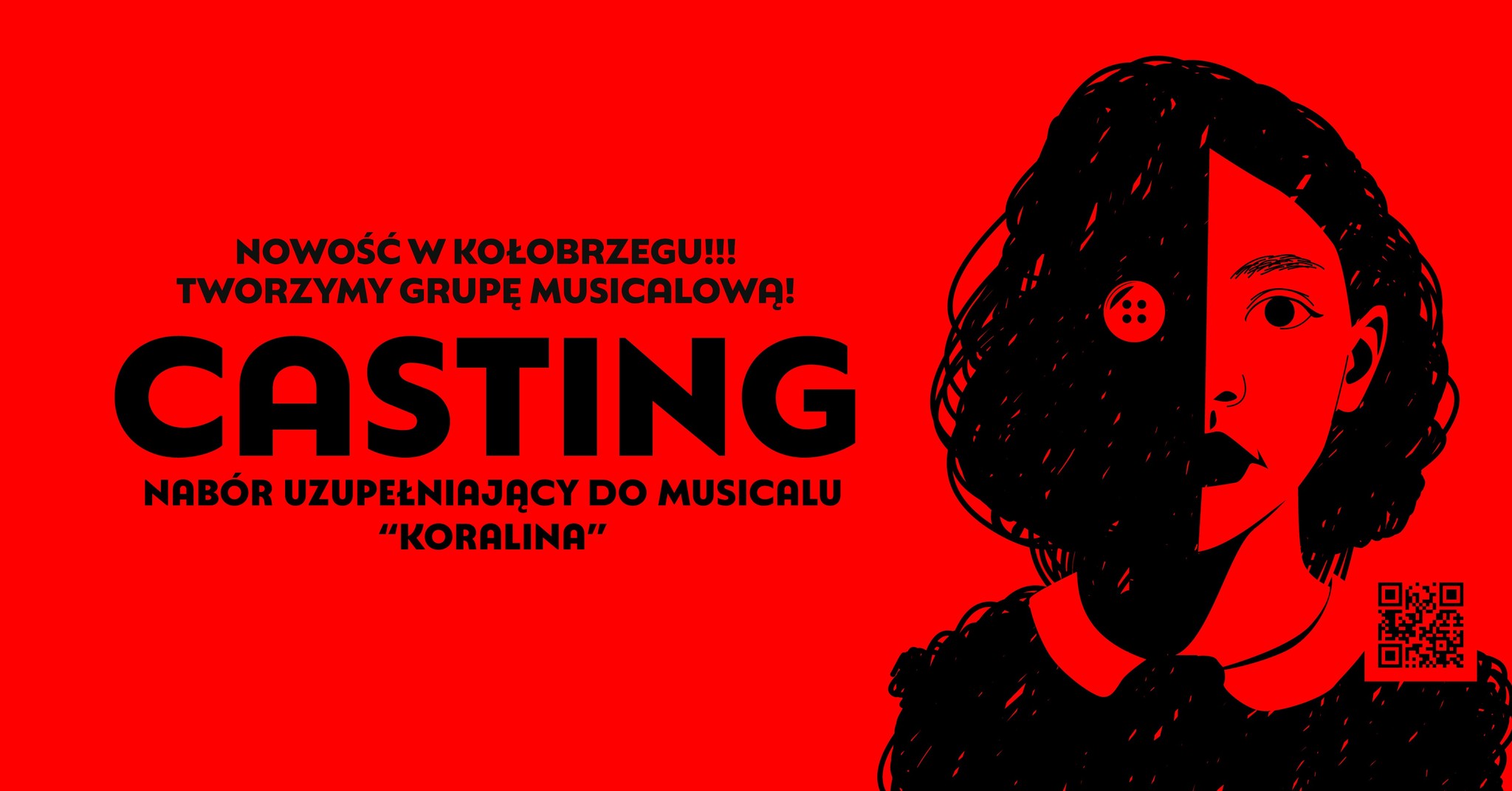 You are currently viewing W sobotę nabór uzupełniający do musicalu „Koralina”