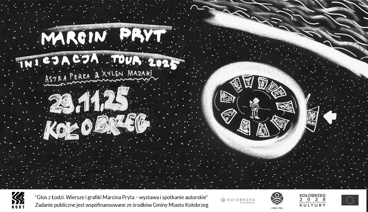 You are currently viewing 29 listopada, Głos z Łodzi. Wiersze i grafiki Marcina Pryta