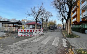 Read more about the article Pogoda sprzyja przebudowie Okopowej. Kolejne odcinki ulicy zostaną zamknięte szybciej