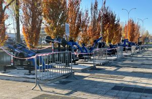 Read more about the article Z plaży pod stadion. Siłownia plenerowa przeniesiona, bo nie służą jej sztormy i wilgoć