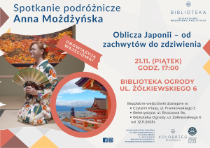 Read more about the article 21 listopada, spotkanie podróżnicze „Oblicza japoni…”
