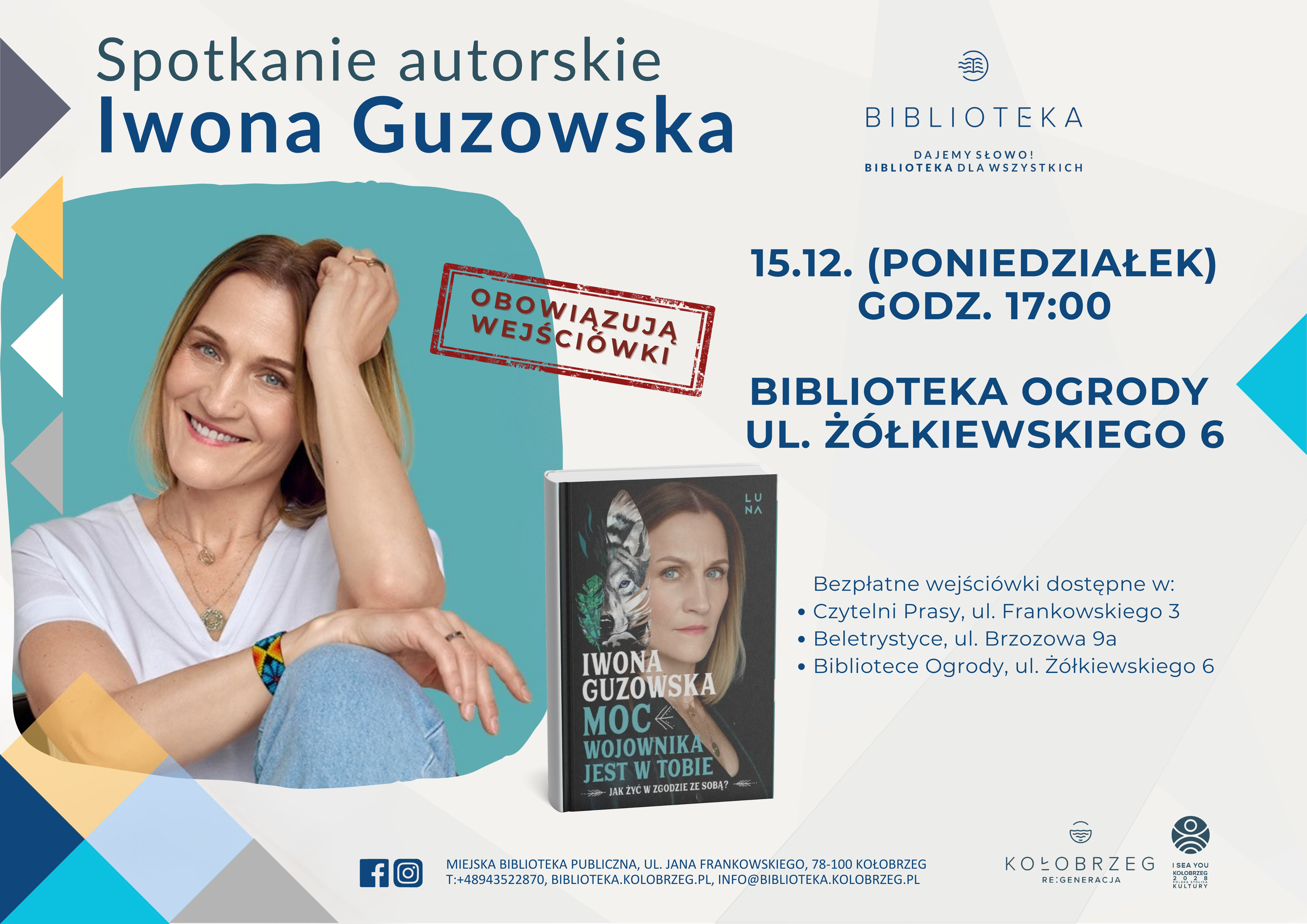 You are currently viewing Koncert Świąteczny i spotkanie z Iwoną Guzowską w bibliotece na Ogrodach