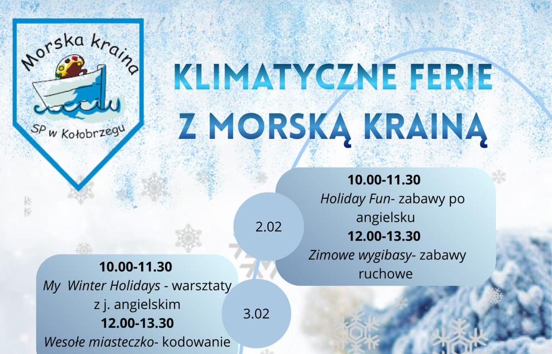 You are currently viewing Zaproszenie na klimatyczne ferie z Morską Krainą