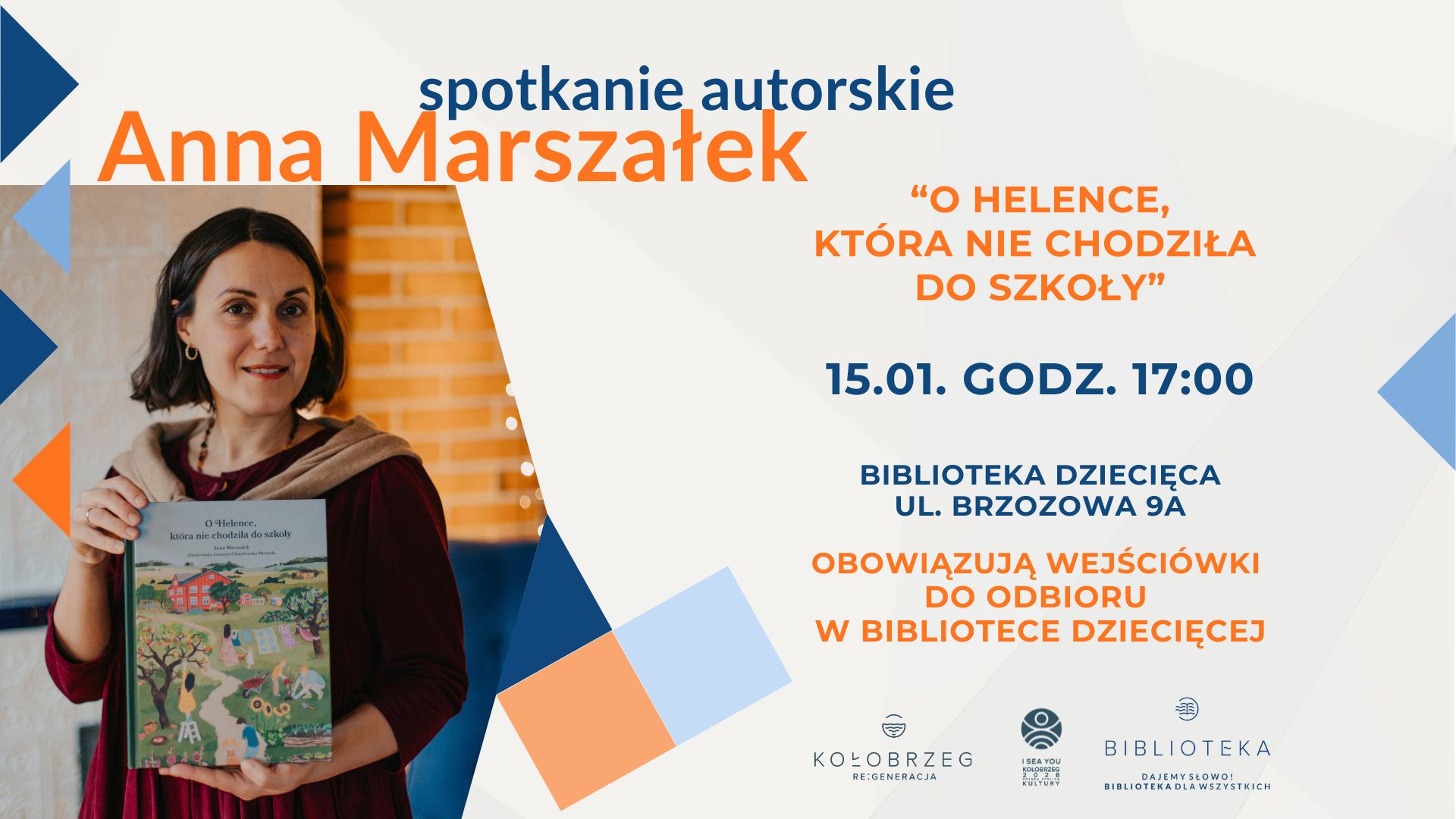 You are currently viewing 15 stycznia, spotkanie autorskie z Anną Marszałek