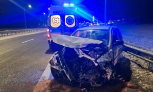 Read more about the article Wypadek na S6. Kierowca stracił panowanie nad swoim autem