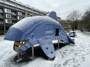 Read more about the article Morświny przy Westerplatte. Plac nabiera morskiego charakteru