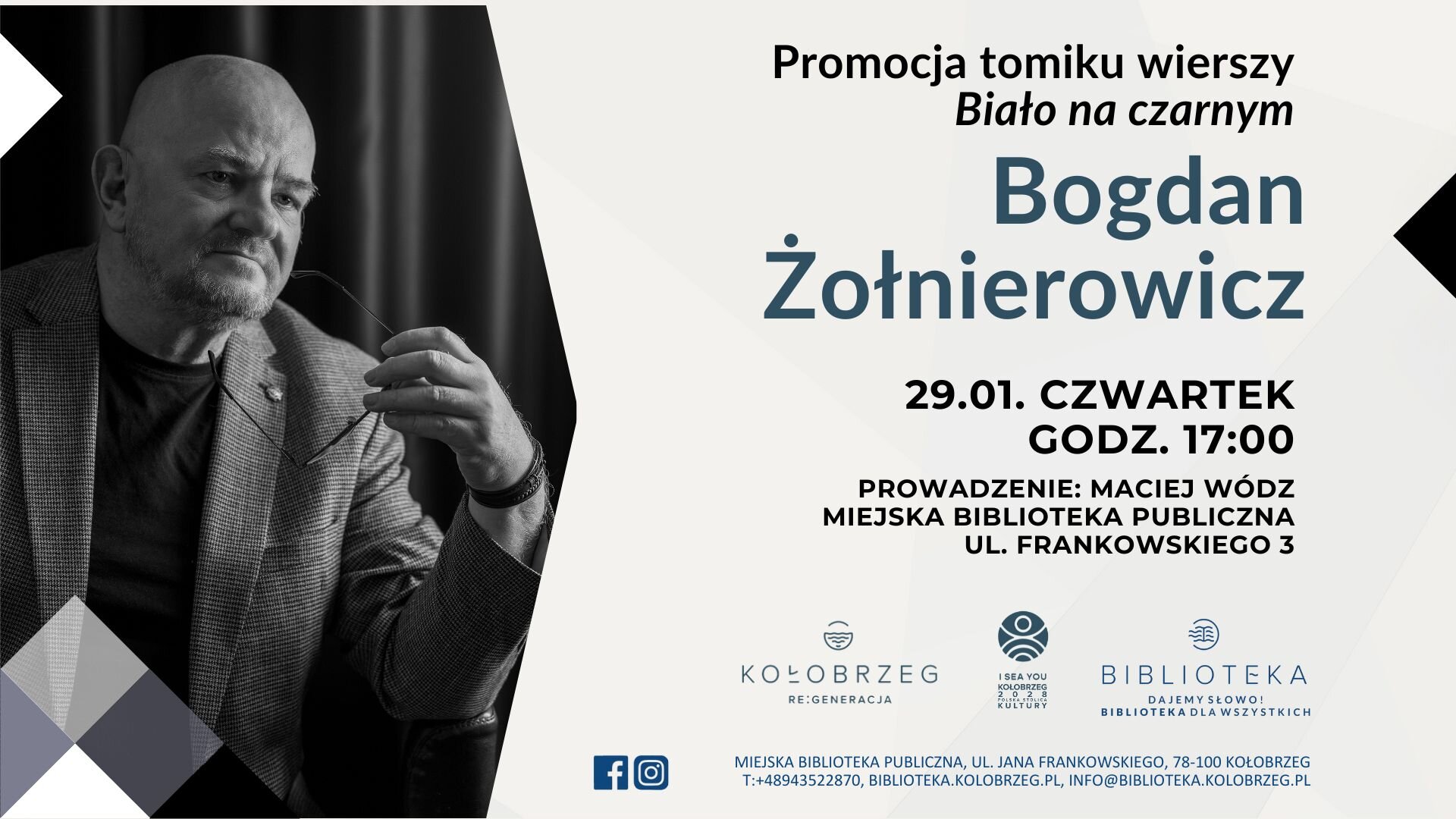 You are currently viewing 29 stycznia, spotkanie autorskie z Bogdanem Żołnierowiczem