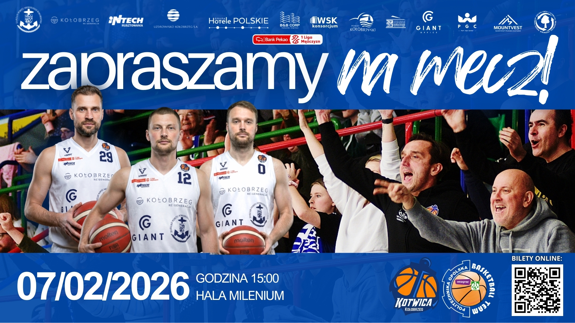 You are currently viewing 7 lutego Kotwica zagra u siebie z AZS Politechnika Opolska