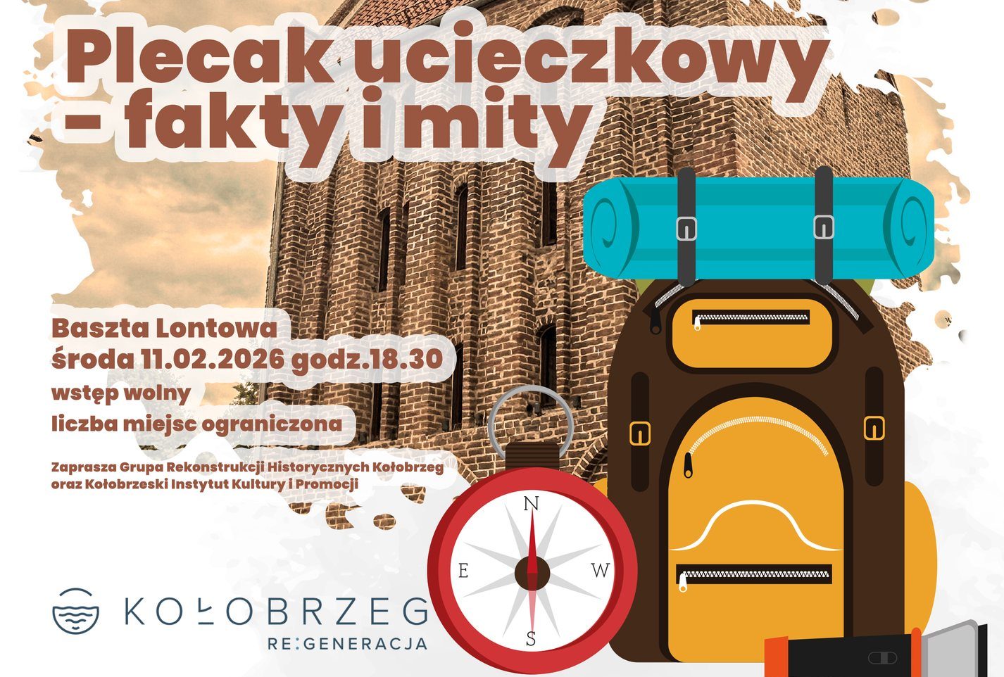You are currently viewing SPOTKANIE: plecak ucieczkowy – fakty i mity. Wstęp wolny