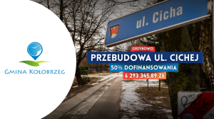 Read more about the article Blisko 6,3 mln zł dla gminy Kołobrzeg na przebudowę ważnej ulicy w Grzybowie