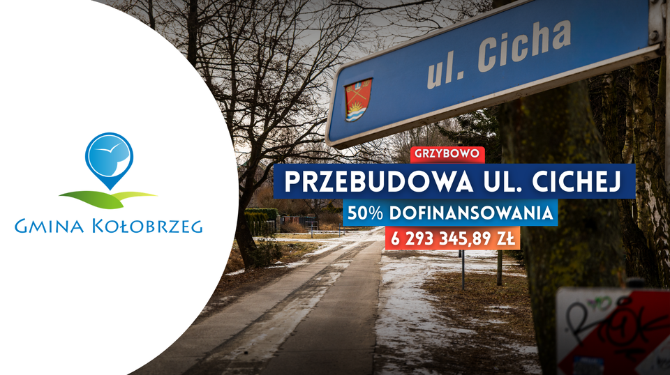 You are currently viewing Blisko 6,3 mln zł dla gminy Kołobrzeg na przebudowę ważnej ulicy w Grzybowie