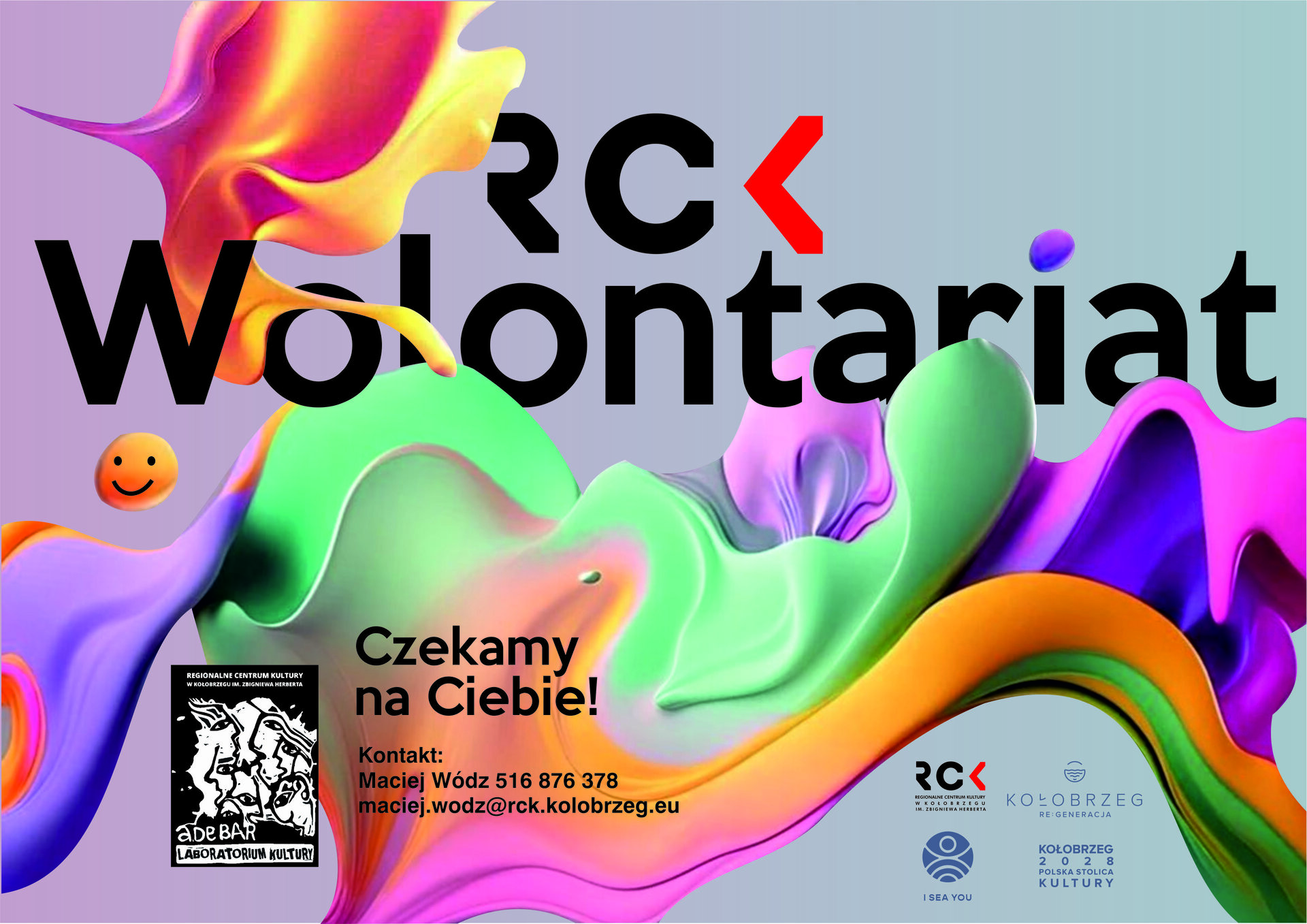 You are currently viewing Rusza wolontariat w RCK. Chcesz mieć wpływ na wydarzenia kulturalne i zajrzeć za kulisy?