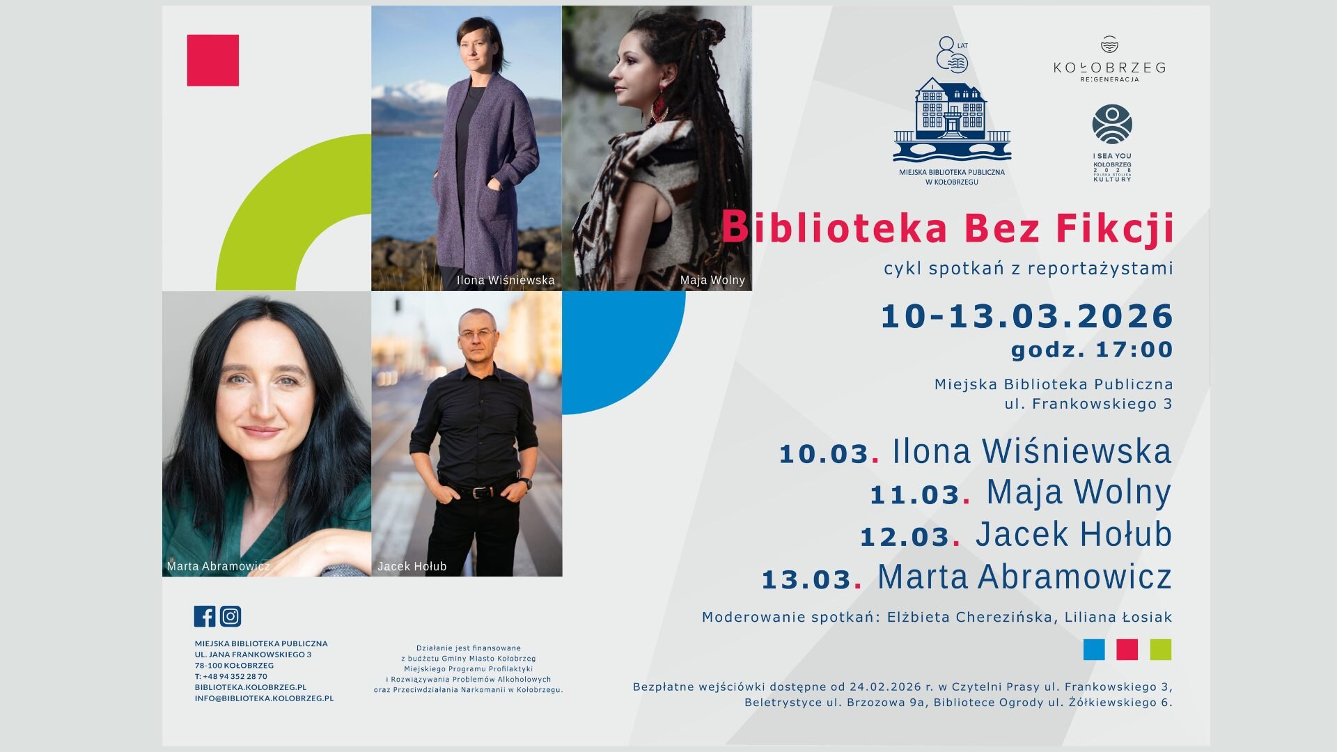 You are currently viewing 11 marca, spotkanie z Mają Wolny, reportażystką i podróżniczką