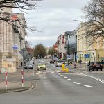 ulica w centrum Kołobrzegu