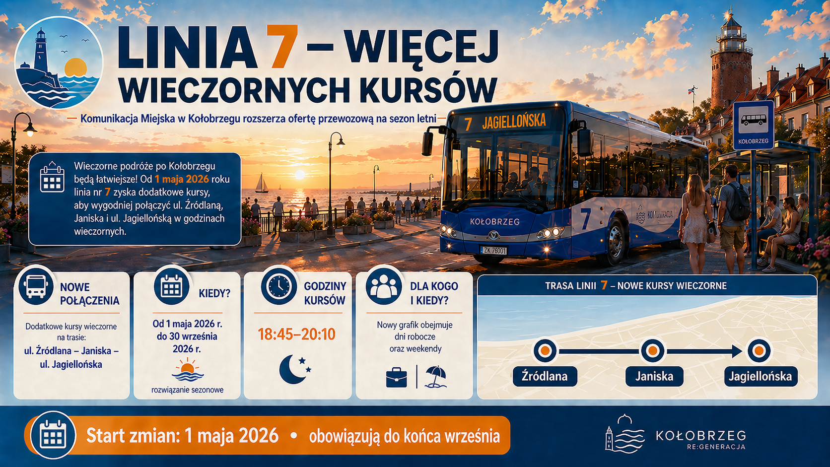 You are currently viewing Więcej kursów autobusów linii nr 7. Skorzystają dwie grupy pasażerów