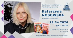 Read more about the article Kasia Nosowska będzie gościem kołobrzeskiej biblioteki