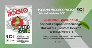 26 kwietnia, Rockozaur – koncert dla całych rodzin!