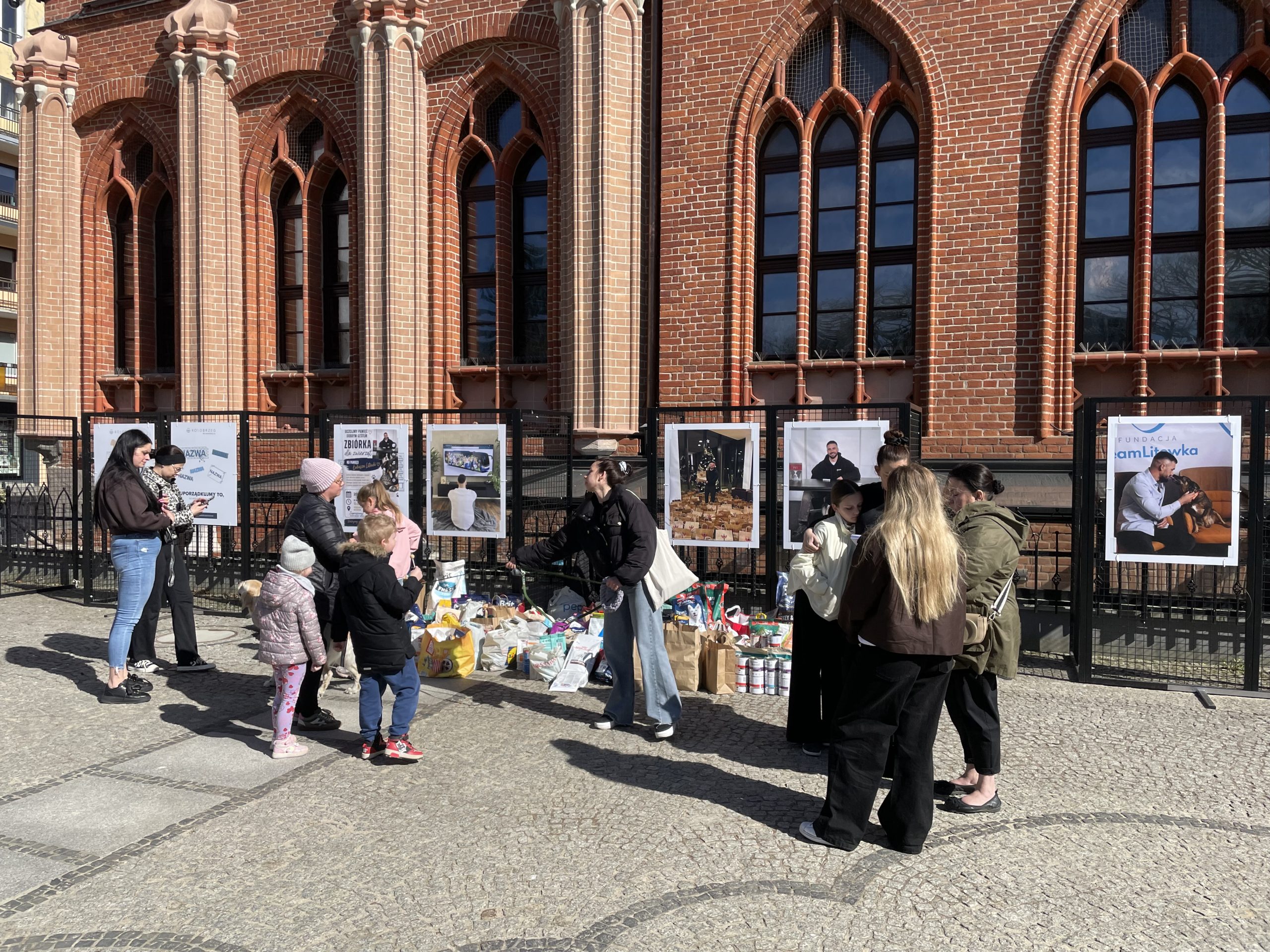 You are currently viewing Zbiórka karmy ku pamięci Łukasza Litewki pod kołobrzeskim ratuszem