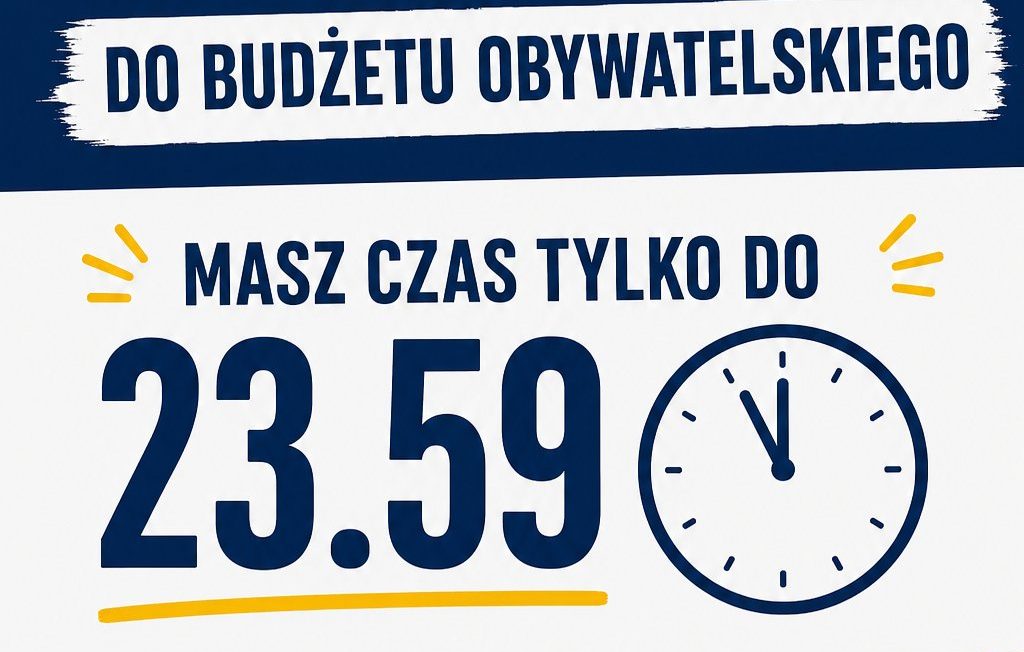 You are currently viewing Ostatnia chwila na zgłoszenie projektu do budżetu obywatelskiego