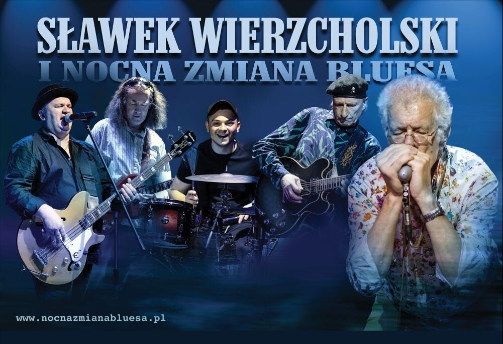 You are currently viewing 8 maja, Sławek Wierzcholski i Nocna Zmiana Bluesa na żywo w RCK