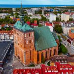 Kołobrzeg widok z lotu ptaka