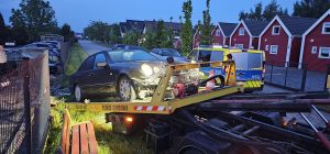 Read more about the article Kosztowne popisy 19-latka. Celowo wprowadził auto w poślizg