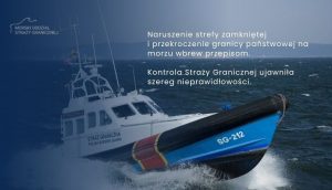 Kontrola w rejonie Kołobrzegu: jacht przekroczył granicę państwową na morzu